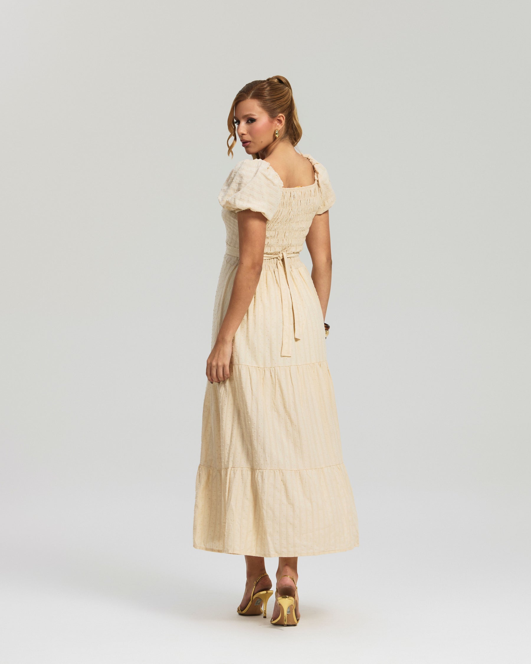 Vestido Longo Laise Bordado