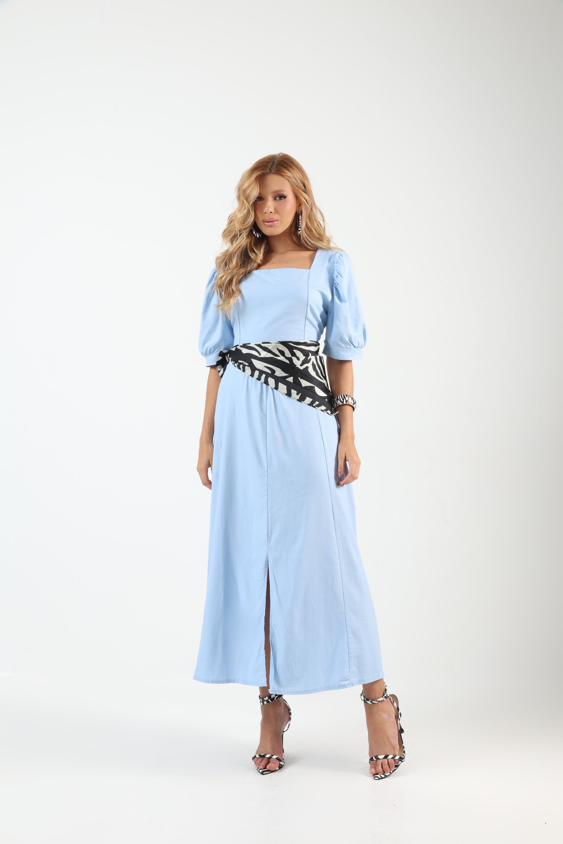 Vestido Longo Linho