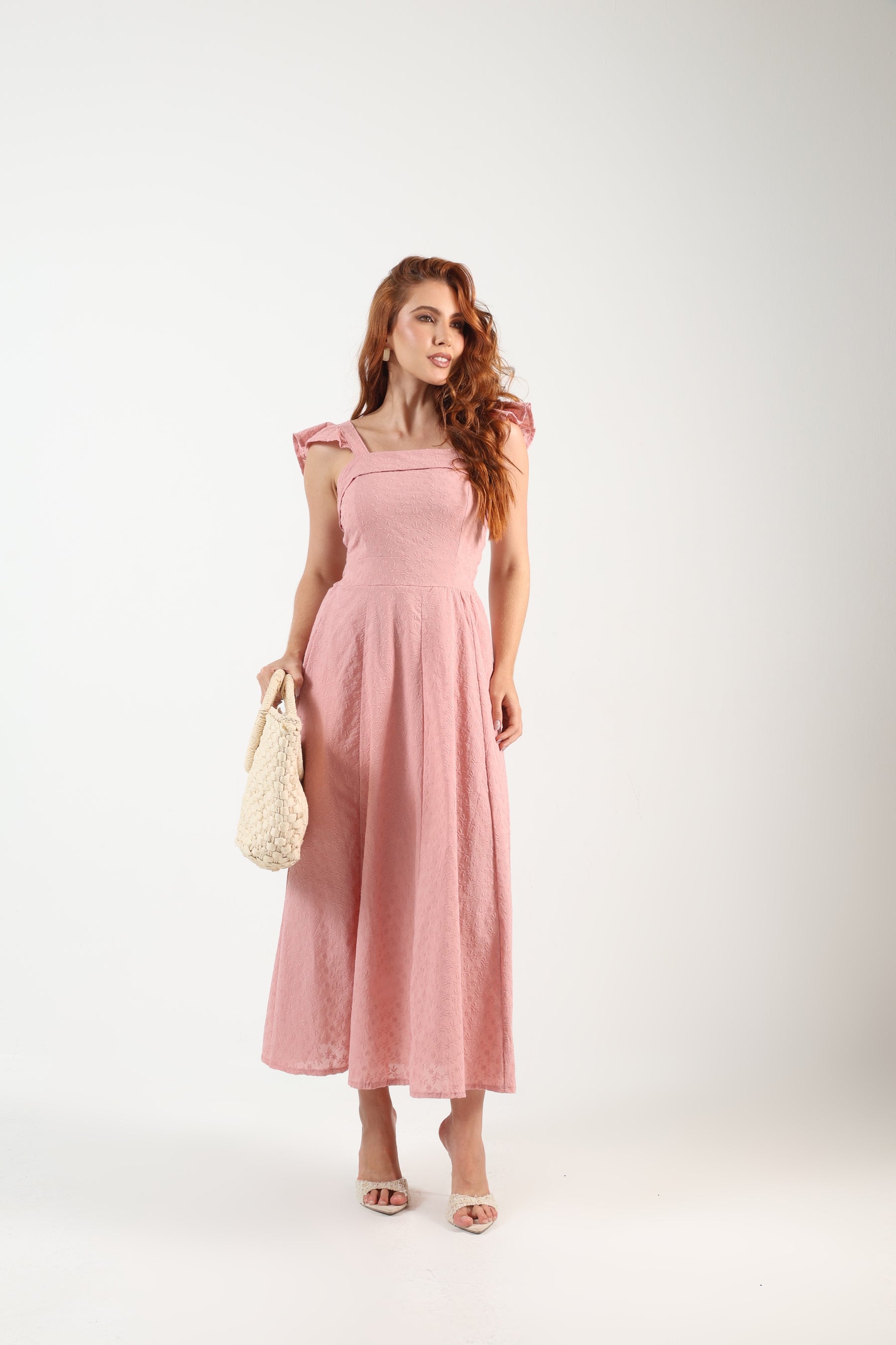 Vestido Longo Laise Bordado