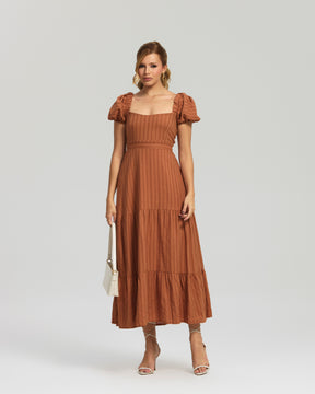 Vestido Longo Laise Bordado
