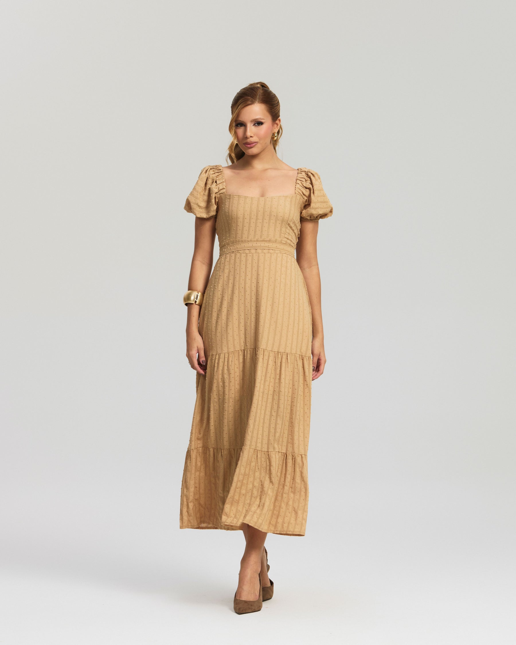 Vestido Longo Laise Bordado