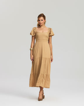 Vestido Longo Laise Bordado