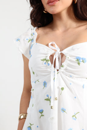 VESTIDO CURTO  LAISE BORDADO 3D