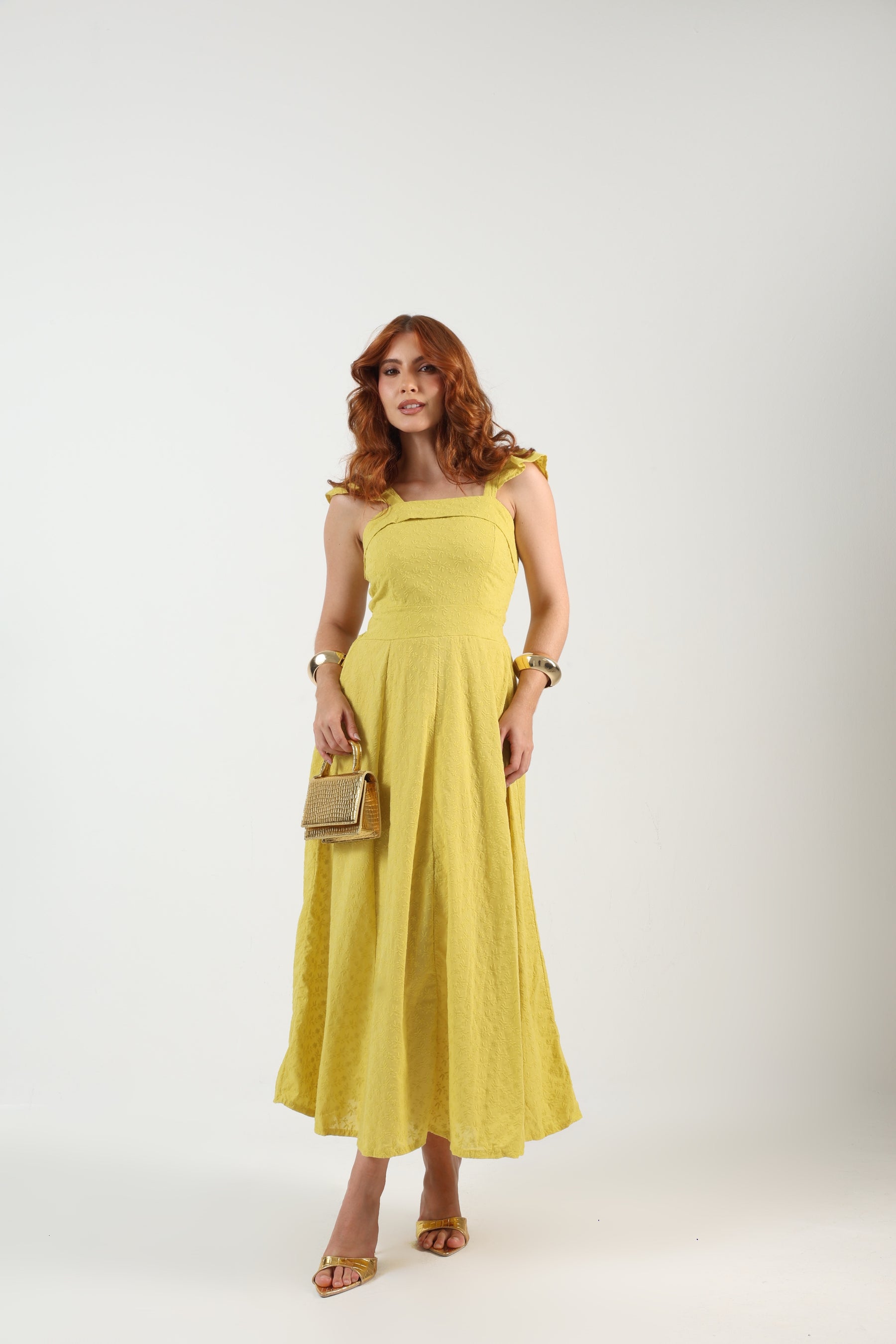 Vestido Longo Laise Bordado