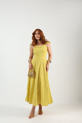 Vestido Longo Laise Bordado