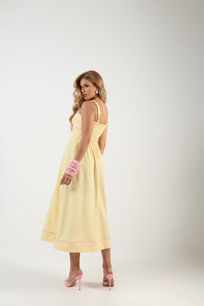 Vestido Longo Alfaiataria Twill