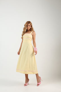 Vestido Longo Alfaiataria Twill
