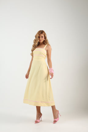 Vestido Longo Alfaiataria Twill