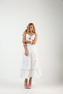 Conjunto Longo Alfaiataria Twill Branco