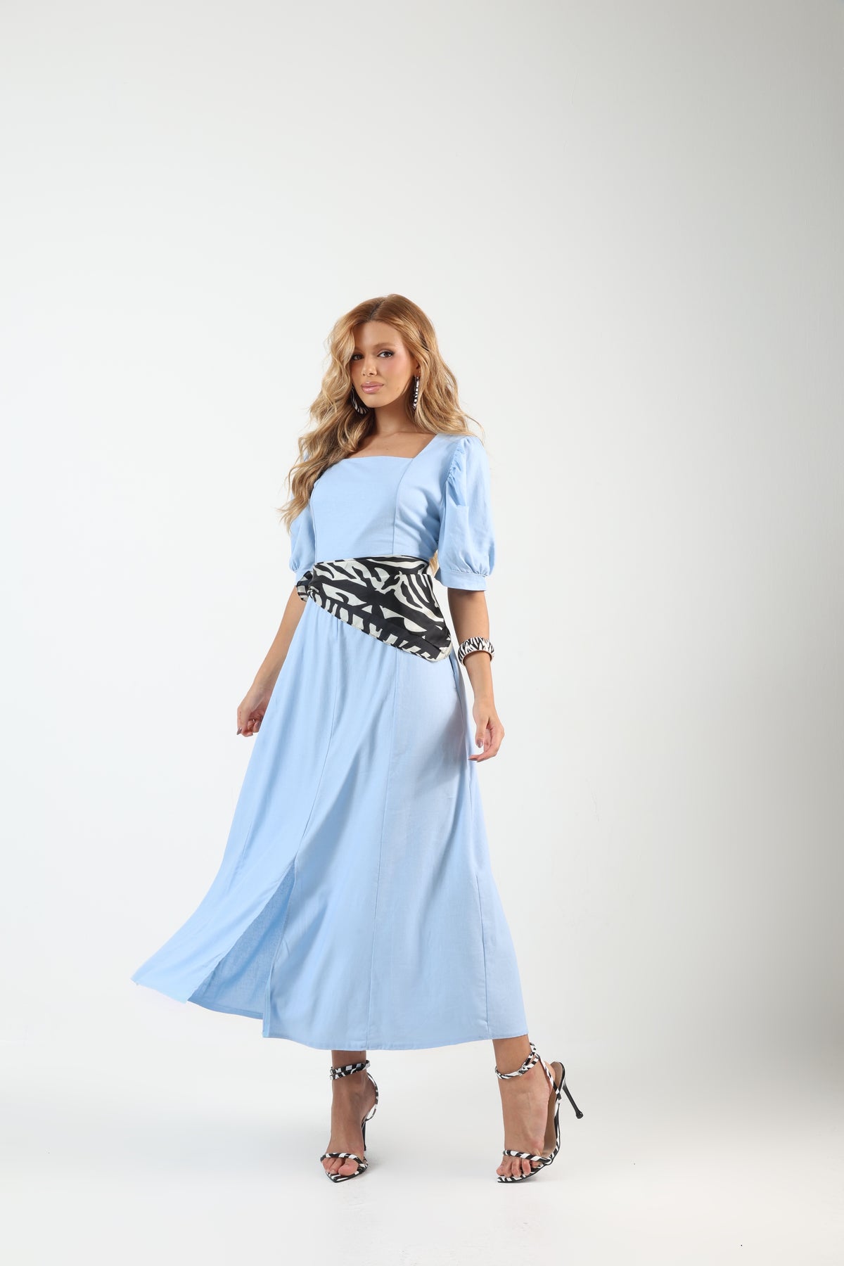 Vestido Longo  Linho