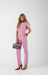 Conjunto Longo Alfaiataria Rosa