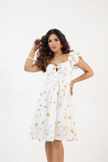 VESTIDO CURTO  LAISE BORDADO 3D