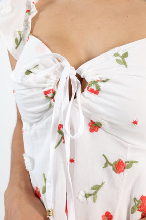 VESTIDO CURTO  LAISE BORDADO 3D