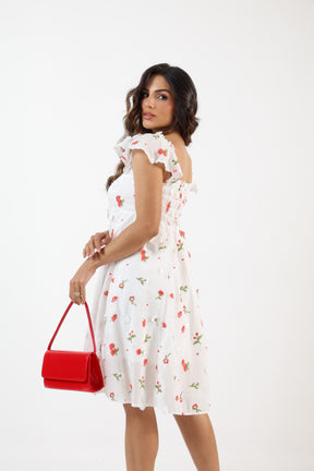 VESTIDO CURTO  LAISE BORDADO 3D