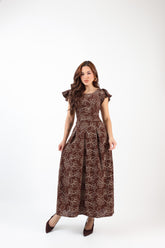 Vestido Longo Alfaiataria Espumado