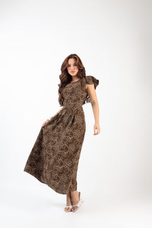 Vestido Longo Alfaiataria Espumado