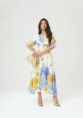 Vestido Midi Viscose Sarja - Sophi's Moda Feminina